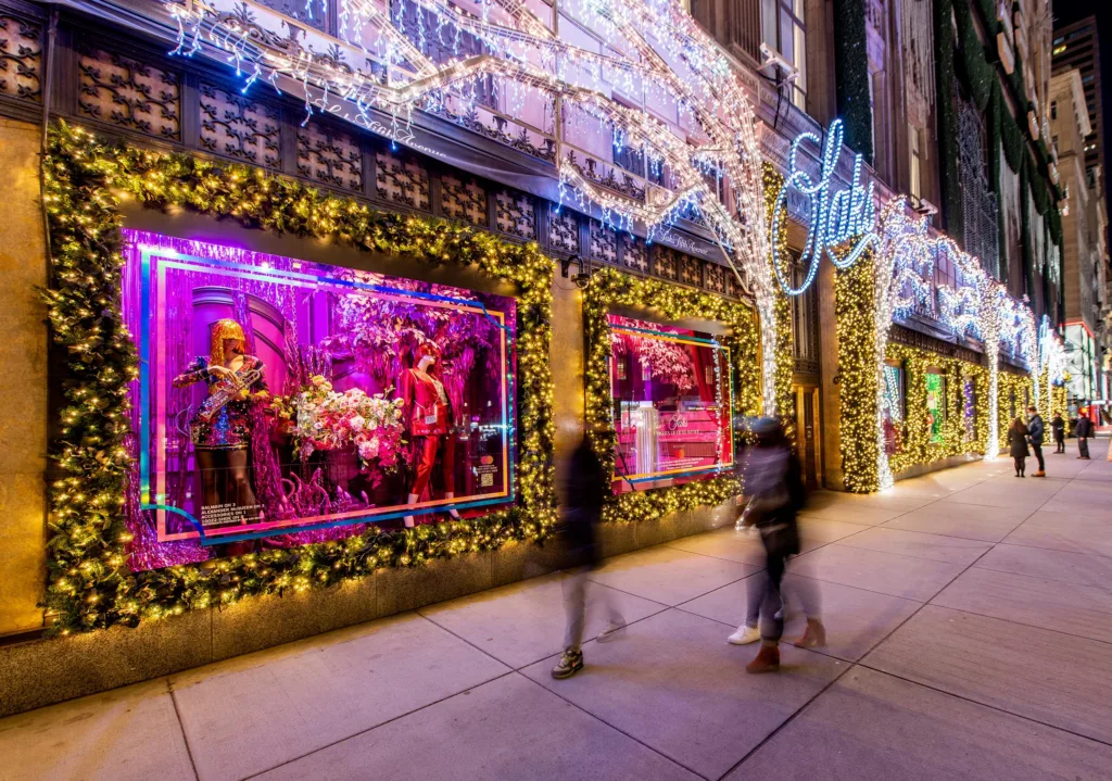 Check Out Saks Fifth Ave's Enchanting Light Show