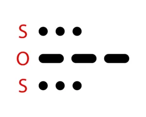 sos in morse code 1
