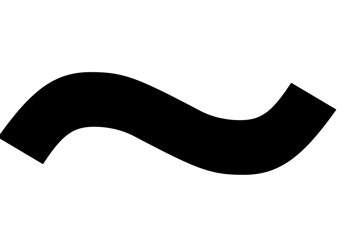 what does tilde mean at the end of a sentence