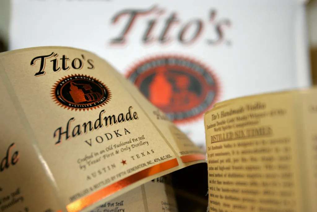 Tito's Tequila America's Original Craft Vodka