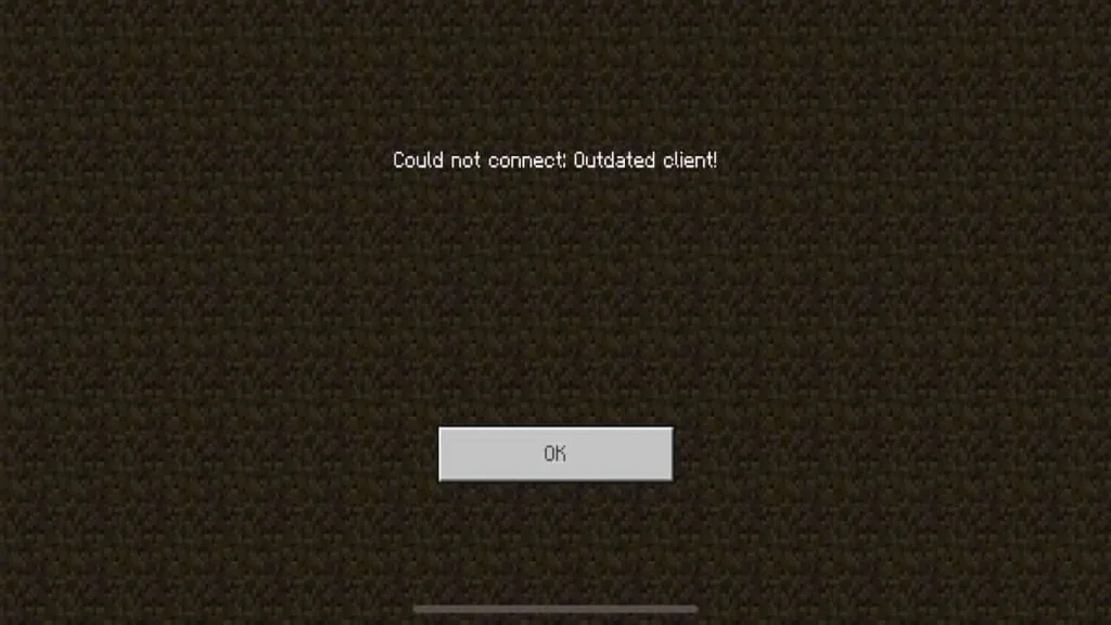 minecraft outdated client 1688982134