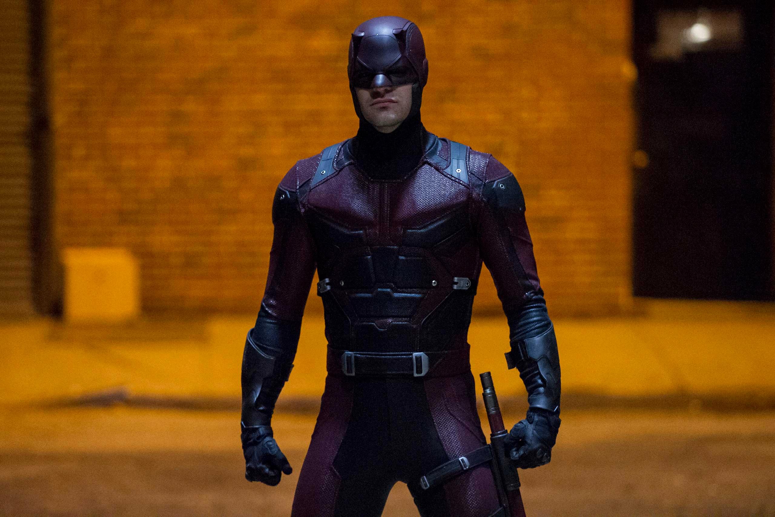 when does daredevil get his suit