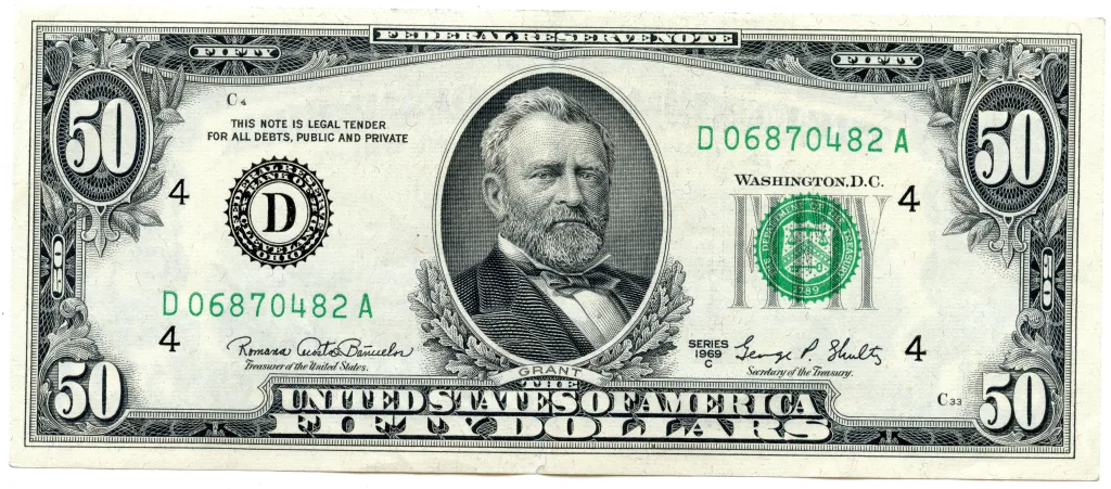 The $50 Bill - A Reminder of President Grant's Lasting Contribution