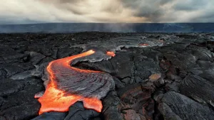 when lava cools it becomes 1
