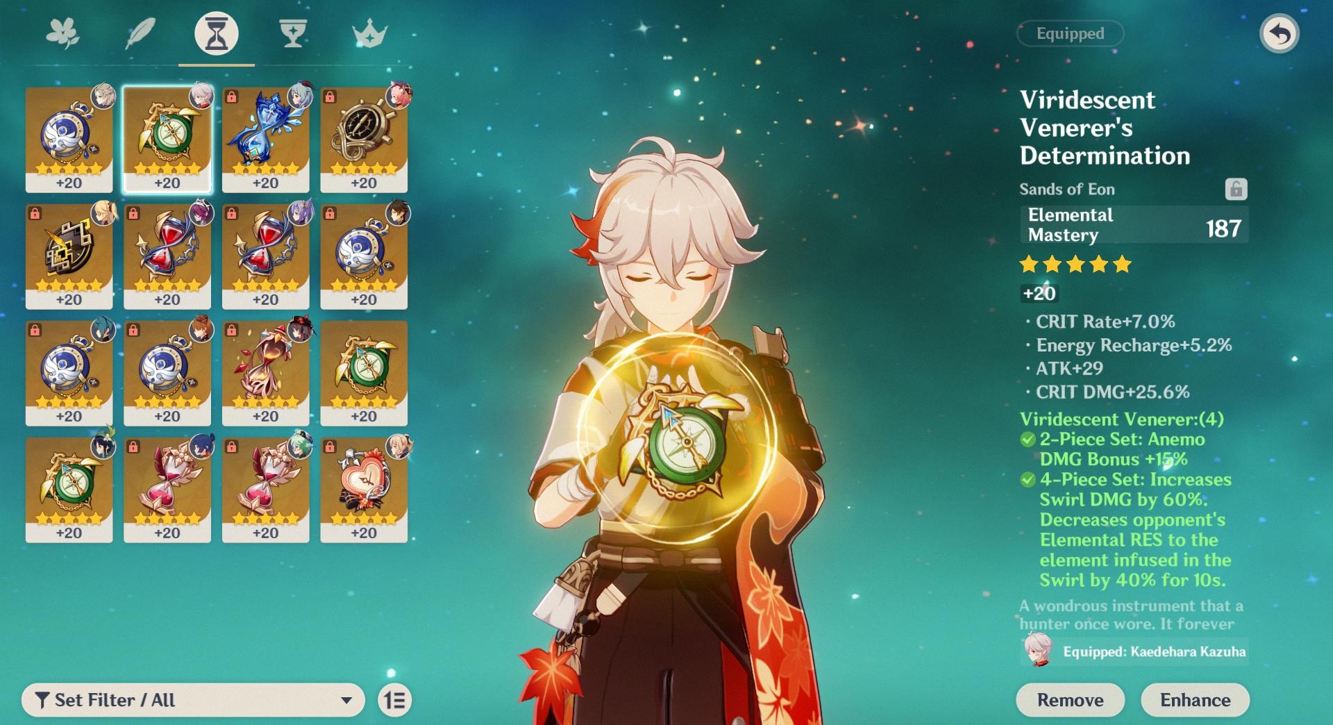 Claiming the Legendary Viridescent Venerer