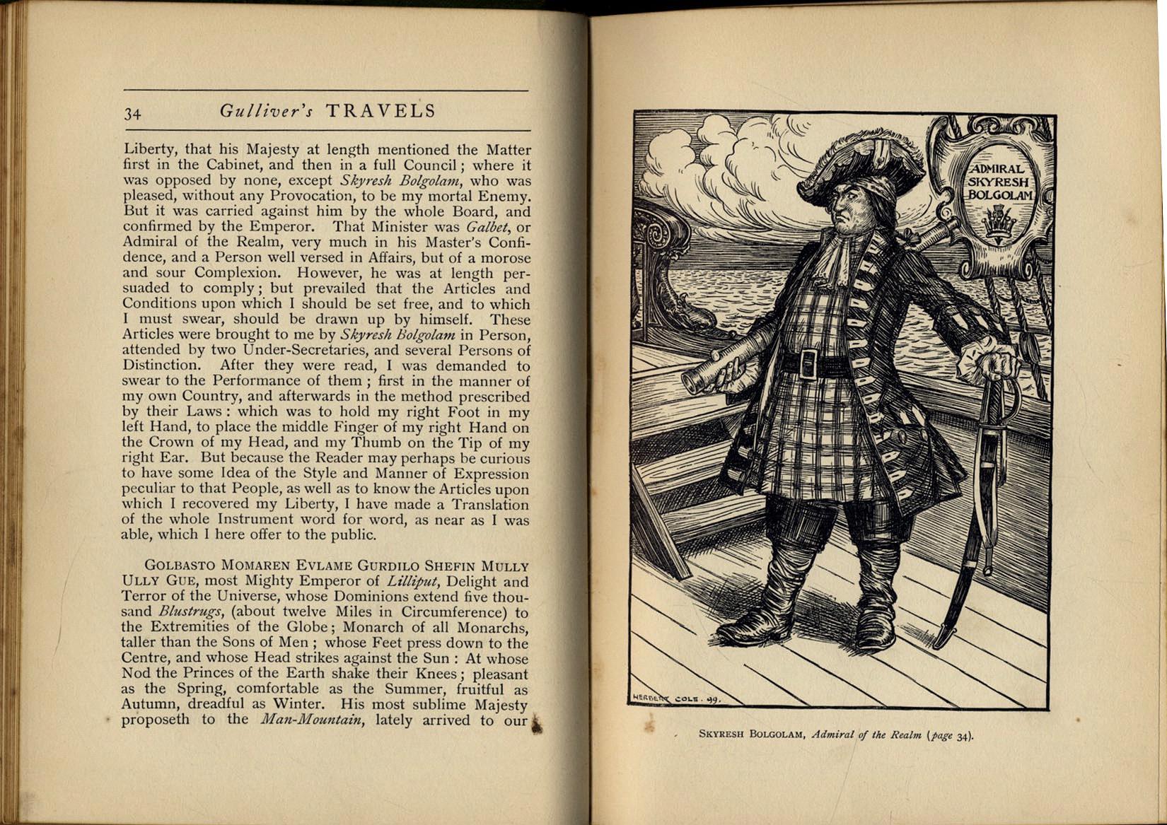 An Analysis of Admiral Bolgolam's Character in Gulliver's Travels